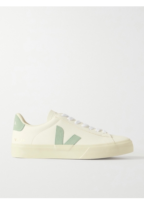 Veja - + Net Sustain Campo Suede-trimmed Leather Sneakers - White - IT35,IT36,IT37,IT38,IT39,IT40,IT41,IT42