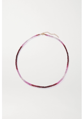 JIA JIA - + Net Sustain Arizona Gold Ruby Necklace - Pink - One size