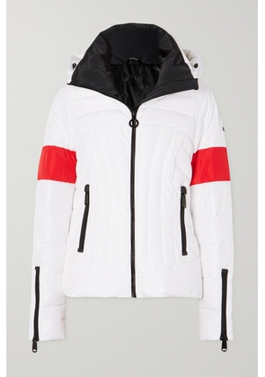 Goldbergh - Jungfrau Color-block Quilted Down Ski Jacket - White - UK 6,UK 8,UK 10,UK 12,UK 14