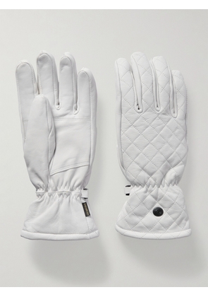 Goldbergh - Nishi Padded Quilted Leather Gloves - White - 6.5,7,7.5,8