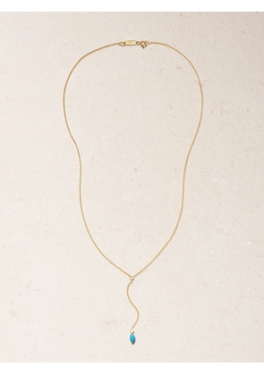Jennifer Meyer - 18-karat Gold, Turquoise And Diamond Necklace - One size