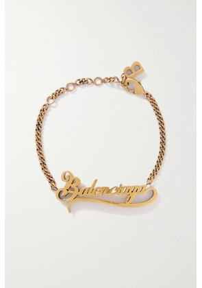 Balenciaga - Typo Valentine Gold-tone Bracelet - One size