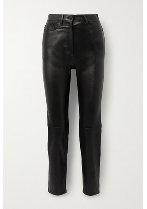 Joseph - Teddy Leather Slim-leg Pants - Black - FR34,FR36,FR38,FR40,FR42,FR44
