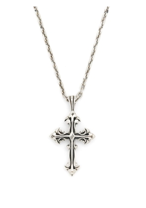 Emanuele Bicocchi Avelli cross-pendant necklace - Silver