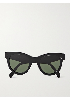 CELINE Eyewear - Round-frame Acetate Sunglasses - Black - One size