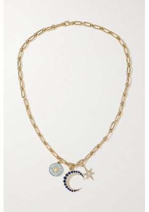 Storrow - 14-karat Gold Multi-stone Necklace - One size
