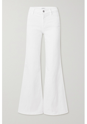 FRAME - Le Palazzo High-rise Wide-leg Jeans - White - 23,24,25,26,27,28,29,30,31,32,33