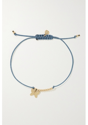 Sydney Evan - Butterfly 14-karat Gold Cord Bracelet - One size