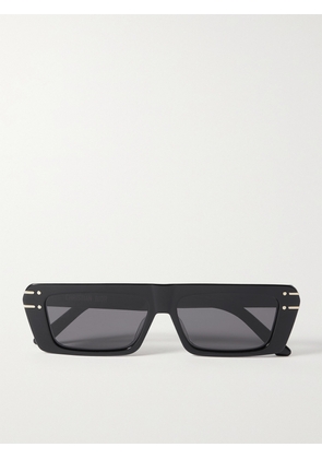 DIOR Eyewear - Diorsignature S2u Rectangular-frame Acetate Sunglasses - Black - One size