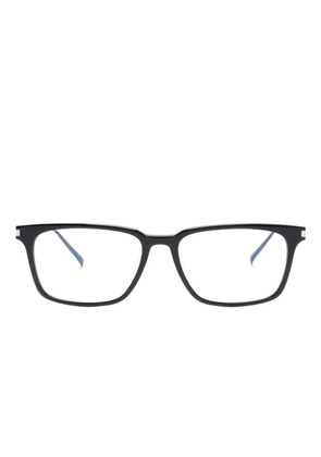 Saint Laurent Eyewear square-frame clear-lenses glasses - Black