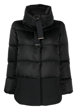 Herno funnel-neck puffer jacket - Black