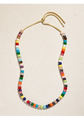 Carolina Bucci - Forte Beads Rainbow 18-karat Gold And Lurex Multi-stone Necklace Kit - Yellow - One size