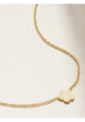 Jennifer Meyer - Mini Daisy 18-karat Gold Diamond Necklace - One size