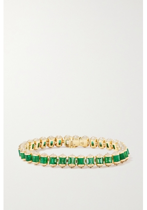 SHAY - 18-karat Gold, Emerald And Diamond Bracelet - Green - One size
