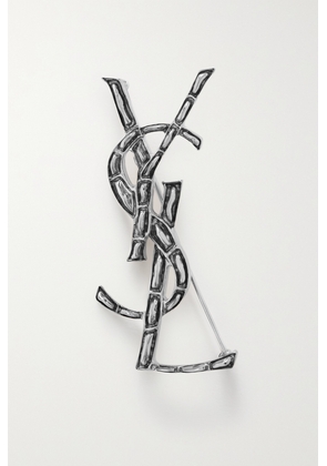 SAINT LAURENT - Silver-tone Brooch - One size