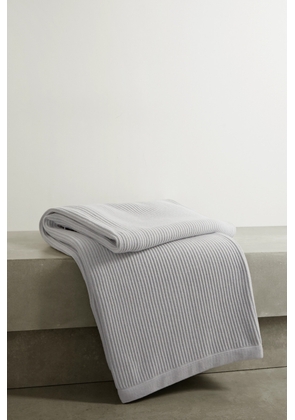 Brunello Cucinelli - Ribbed Cashmere Throw - Gray - One size