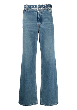 Y/Project Evergreen mid-rise wide-leg jeans - Blue