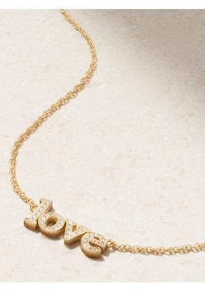 Jennifer Meyer - Love 18-karat Gold Diamond Necklace - One size
