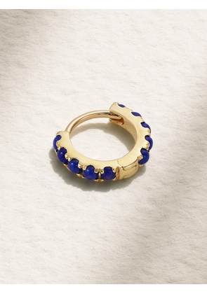 MARIA TASH - 6.5mm 14-karat Gold Lapis Lazuli Single Hoop Earring - One size