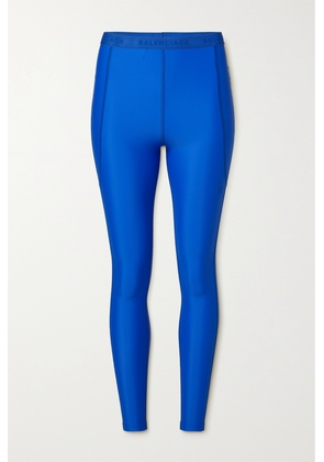Balenciaga - Paneled Stretch Leggings - Blue - XS,S,M