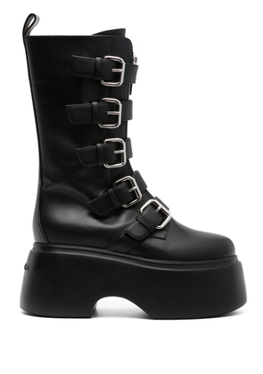 Le Silla Kembra 100mm leather ankle boots - Black