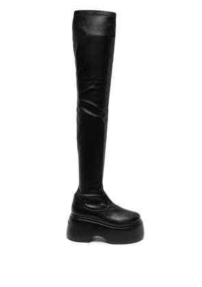 Le Silla Kembra 100mm thigh-high boots - Black