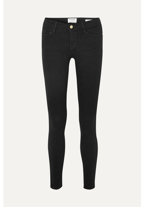 FRAME - Le Skinny De Jeanne Mid-rise Jeans - Black - 23,24,25,26,27,28,29,30,31,32,33,34
