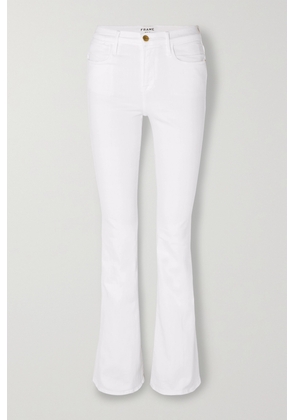 FRAME - Le High Flare Jeans - White - 23,24,25,26,27,28,29,30,31,32,33,34
