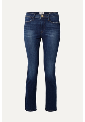 FRAME - Le High Cropped Straight-leg Jeans - Blue - 23,24,25,26,27,28,29,30,31,32,33,34