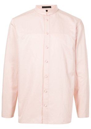 SHIATZY CHEN mandarin-collar long-sleeve shirt - Pink