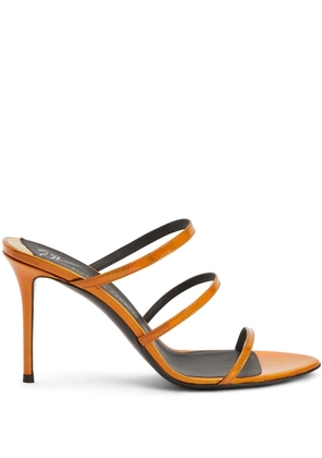 Giuseppe Zanotti Alimha 105mm leather sandals - Orange