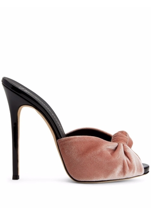 Giuseppe Zanotti Bridget velvet sandals - Pink
