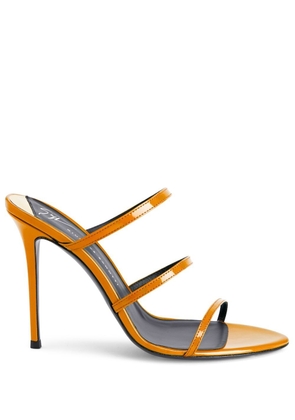 Giuseppe Zanotti Alimha leather 105mm sandals - Orange