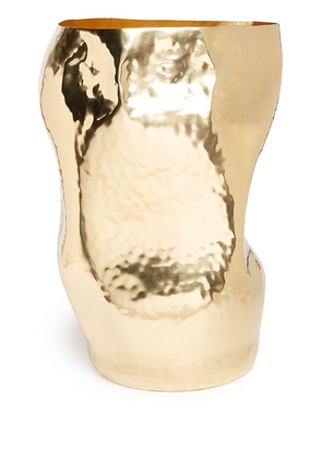 Tom Dixon Hammered Bash vase - Gold