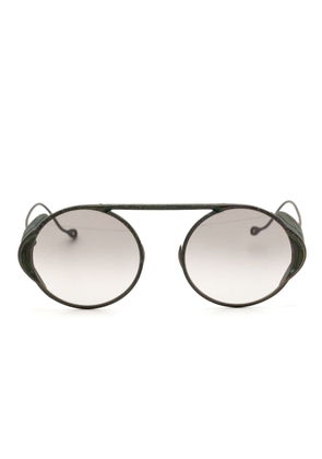 Rigards round-frame gradient-lenses sunglasses - Green
