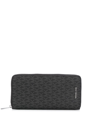 Michael Kors logo print wallet - Black