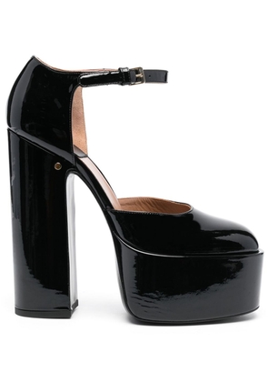Laurence Dacade 150mm patent-leather platform sandals - Black
