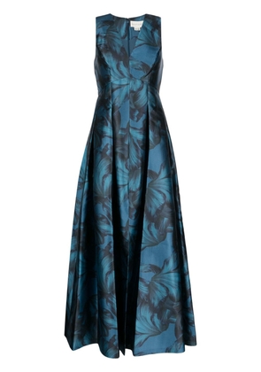 Sachin & Babi Brooke floral-print dress - Blue