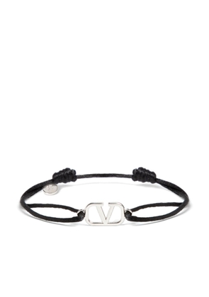 Valentino Garavani VLogo Signature cord bracelet - Black