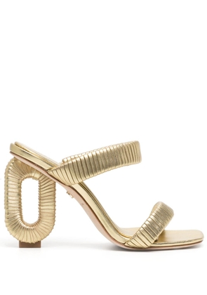 Dee Ocleppo Jamaica 90mm leather sandals - Gold