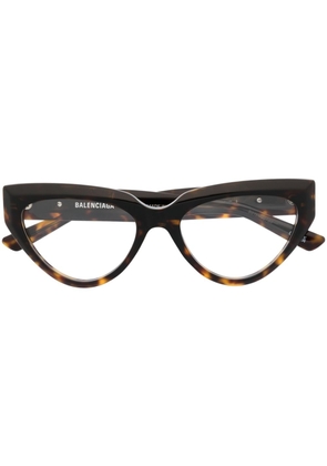Balenciaga Eyewear tortoiseshell cat-eye glasses - Brown
