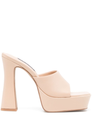 Senso Tillee 135mm leather mules - Neutrals