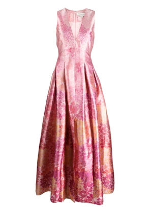 Sachin & Babi Brooke Gown abstract-print dress - Pink