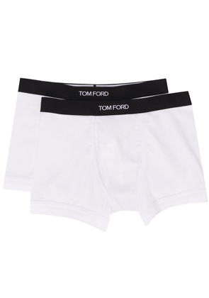 TOM FORD logo waistband boxers - White
