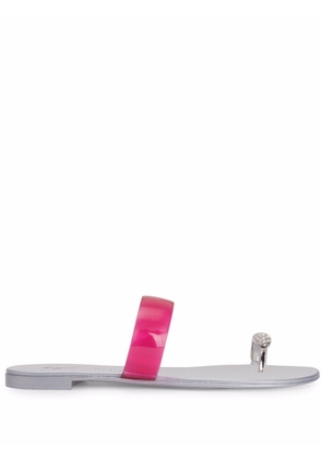 Giuseppe Zanotti Ring Plexi sandals - Pink