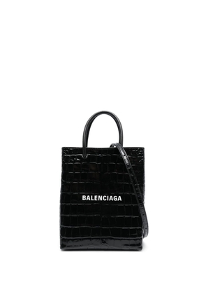 Balenciaga Shopping mini phone bag - Black