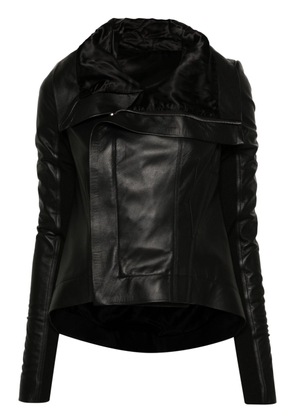 Rick Owens Naska leather biker jacket - Black