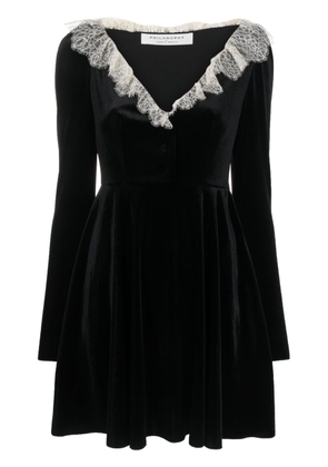 Philosophy Di Lorenzo Serafini lace-detail V-neck dress - Black