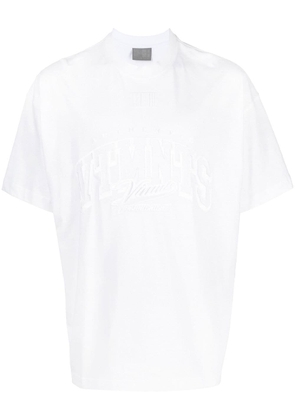 VTMNTS tonal logo-print cotton T-shirt - White