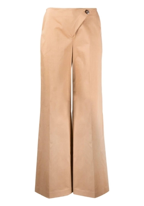 Simkhai Rory off-centre button trousers - Brown